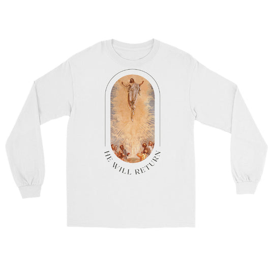 He Will Return Longsleeve Tee