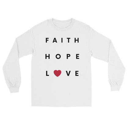 Faith Hope Love Longsleeve Tee