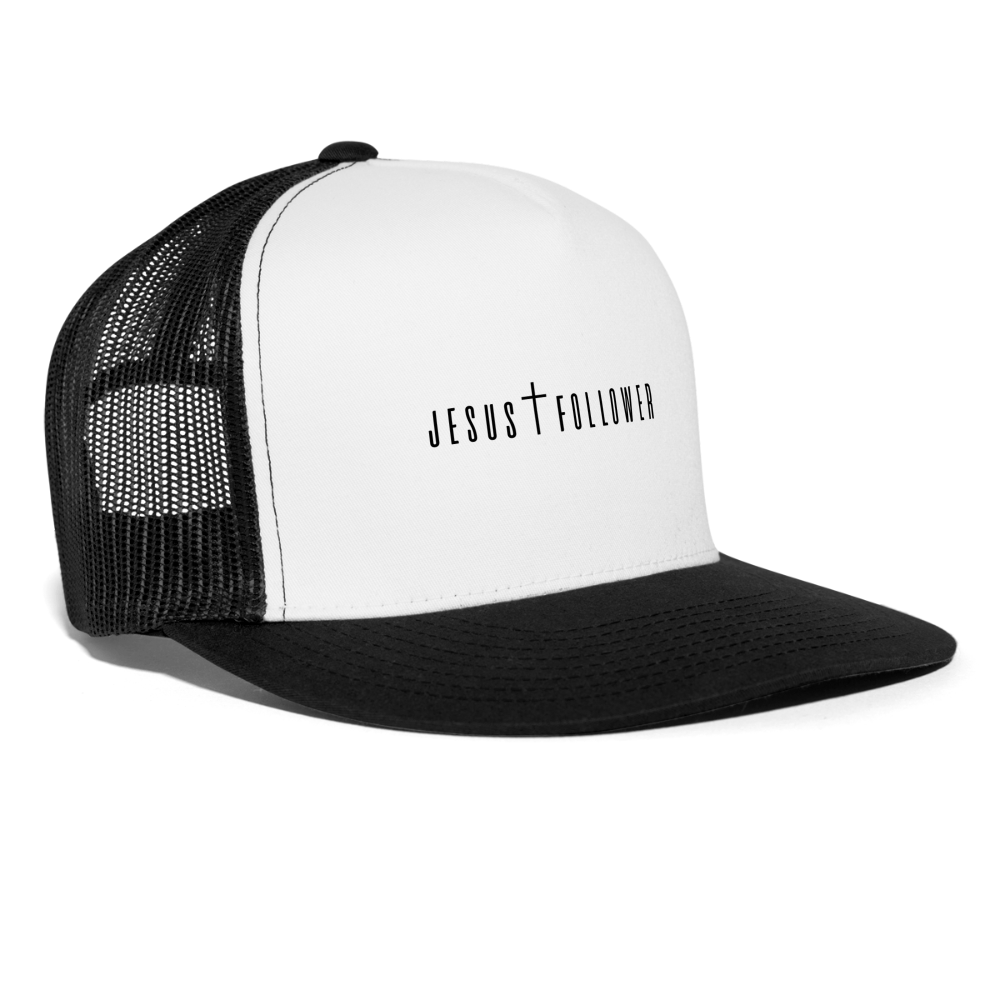 Jesus Follower Hat white/black - white/black