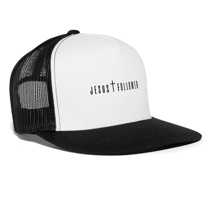 Jesus Follower Hat white/black - white/black