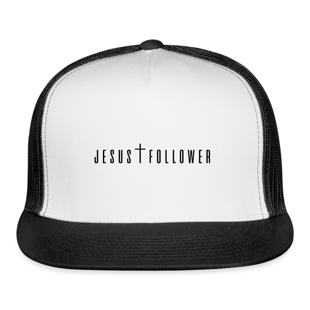 Jesus Follower Hat white/black - white/black