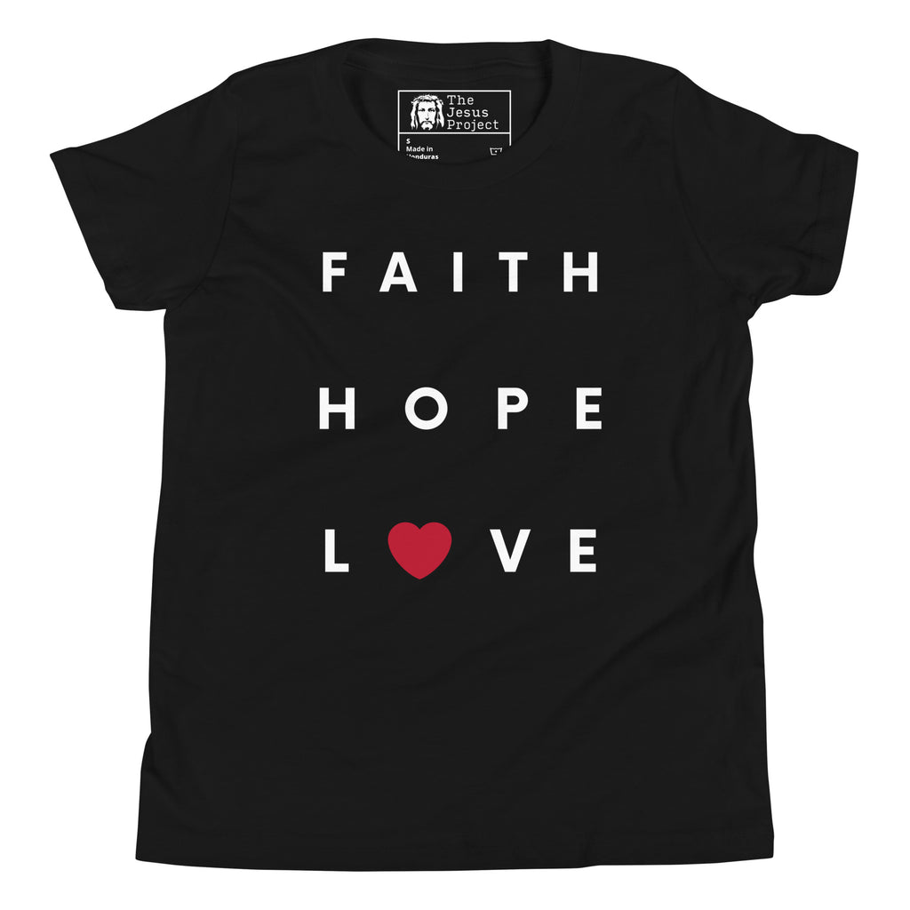 Faith Hope Love Kid Tee